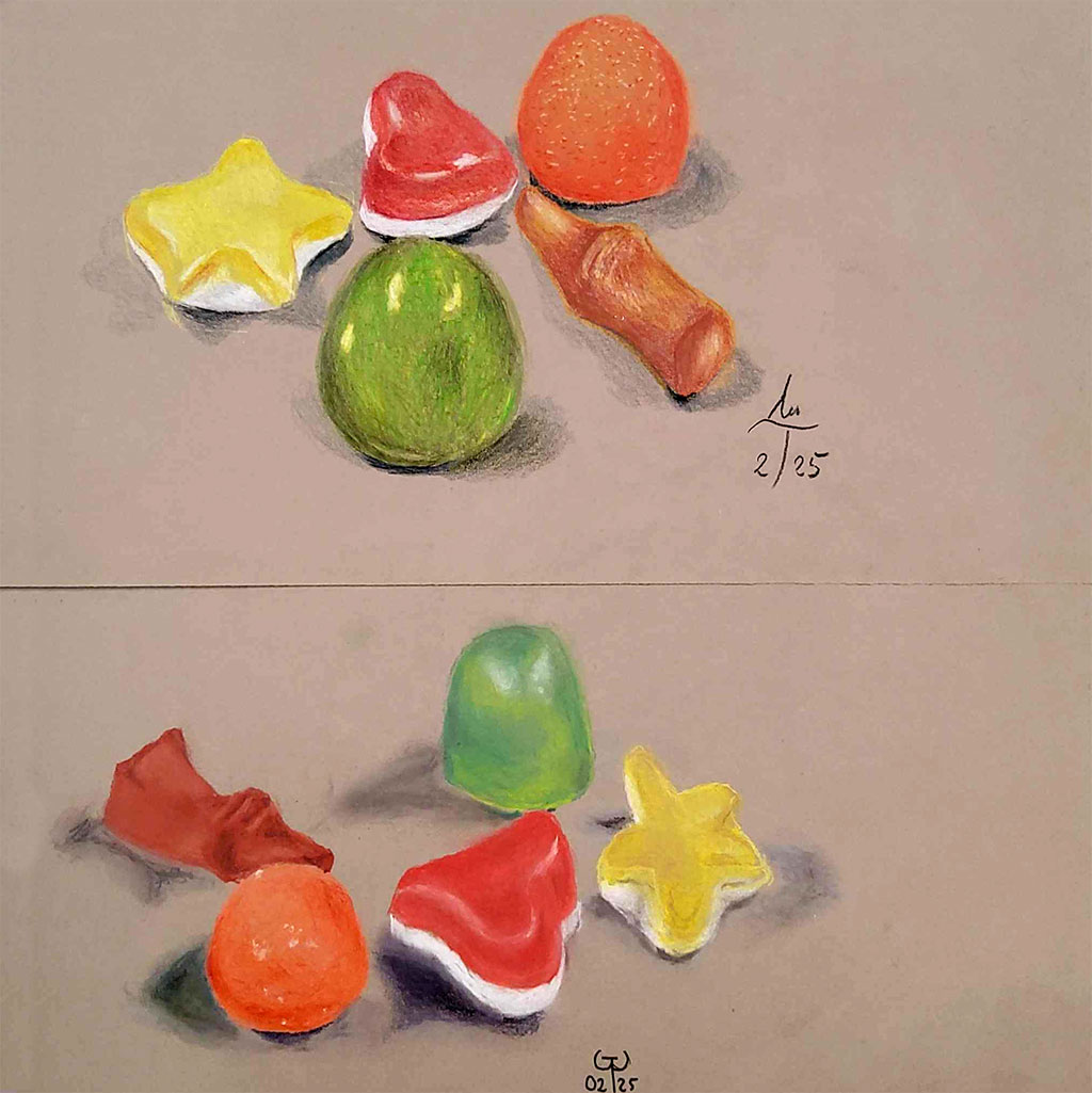 bonbons_kreide_cromaflow_auf_schleifpapier5000