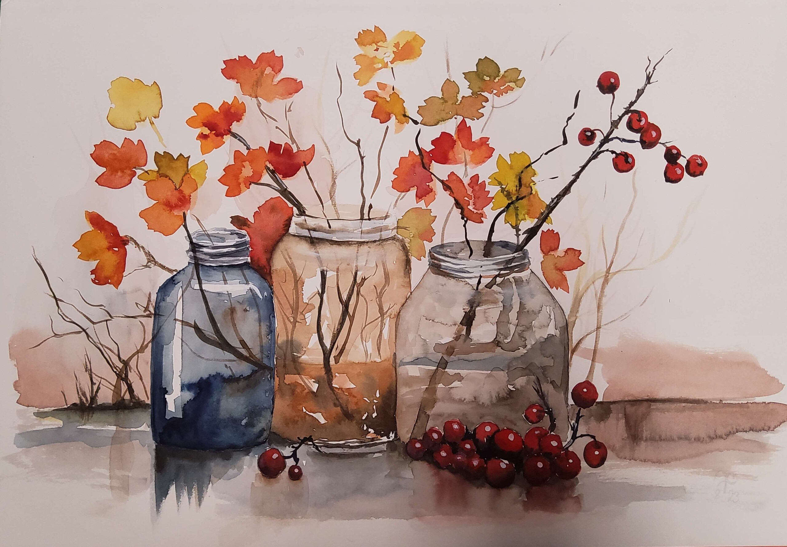 stillleben _aquarell